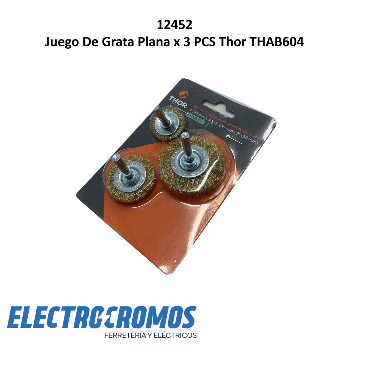 Juego De Grata Plana x 3 PCS Thor THAB604